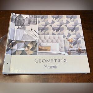Wallpaper Sample Book Norwall Wallcoverings Geometrix 68 pages